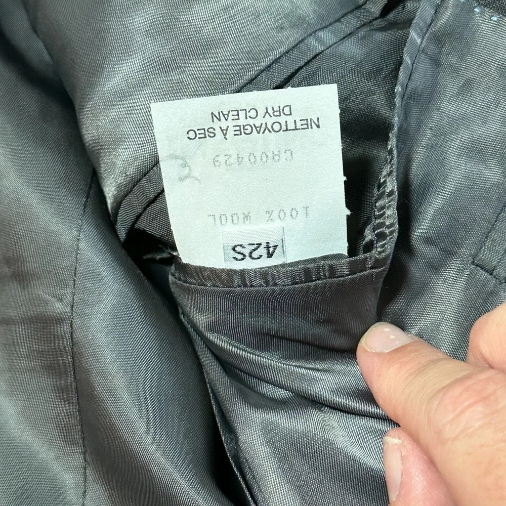 Peter Millar Blazer Mens 42S 2 Button Gray‎ Sport Coat Suit Jacket 100% Wool